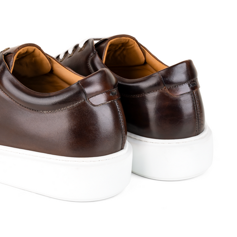 Stefano Borella Sneakers the Robert low Top Chocolate