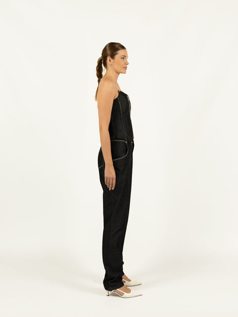 Gravity Black Corset Top