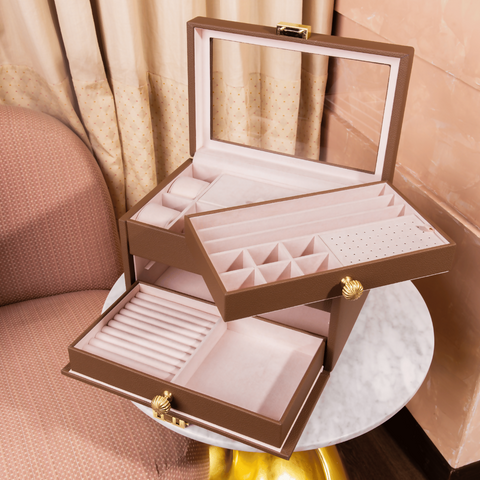 Zuri Cocoa Brown - Jewelry Box