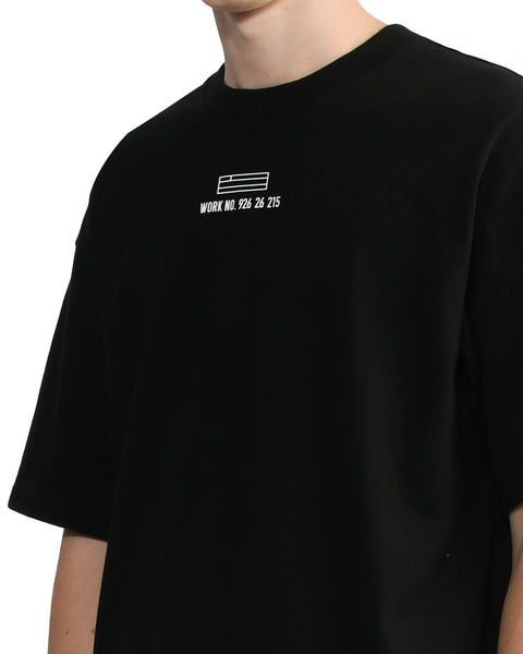 Digital Printed T-Shirt In Black