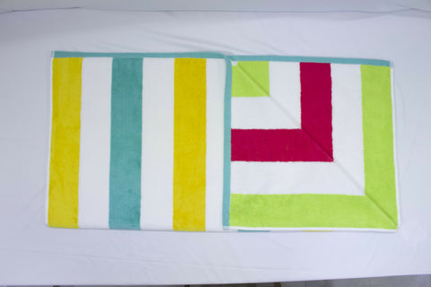 Riviera Striped Beach Towel
