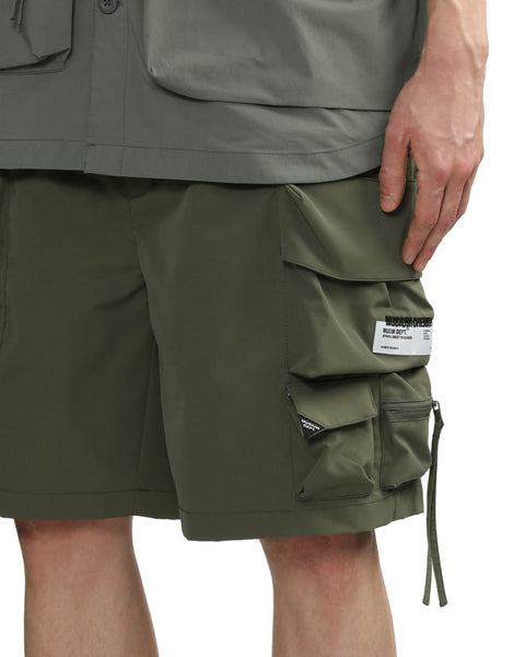 Patch Logo Cargo Shorts in Khaki