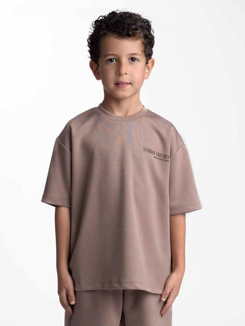 Rayon Kids Oversized T-shirts Mushroom