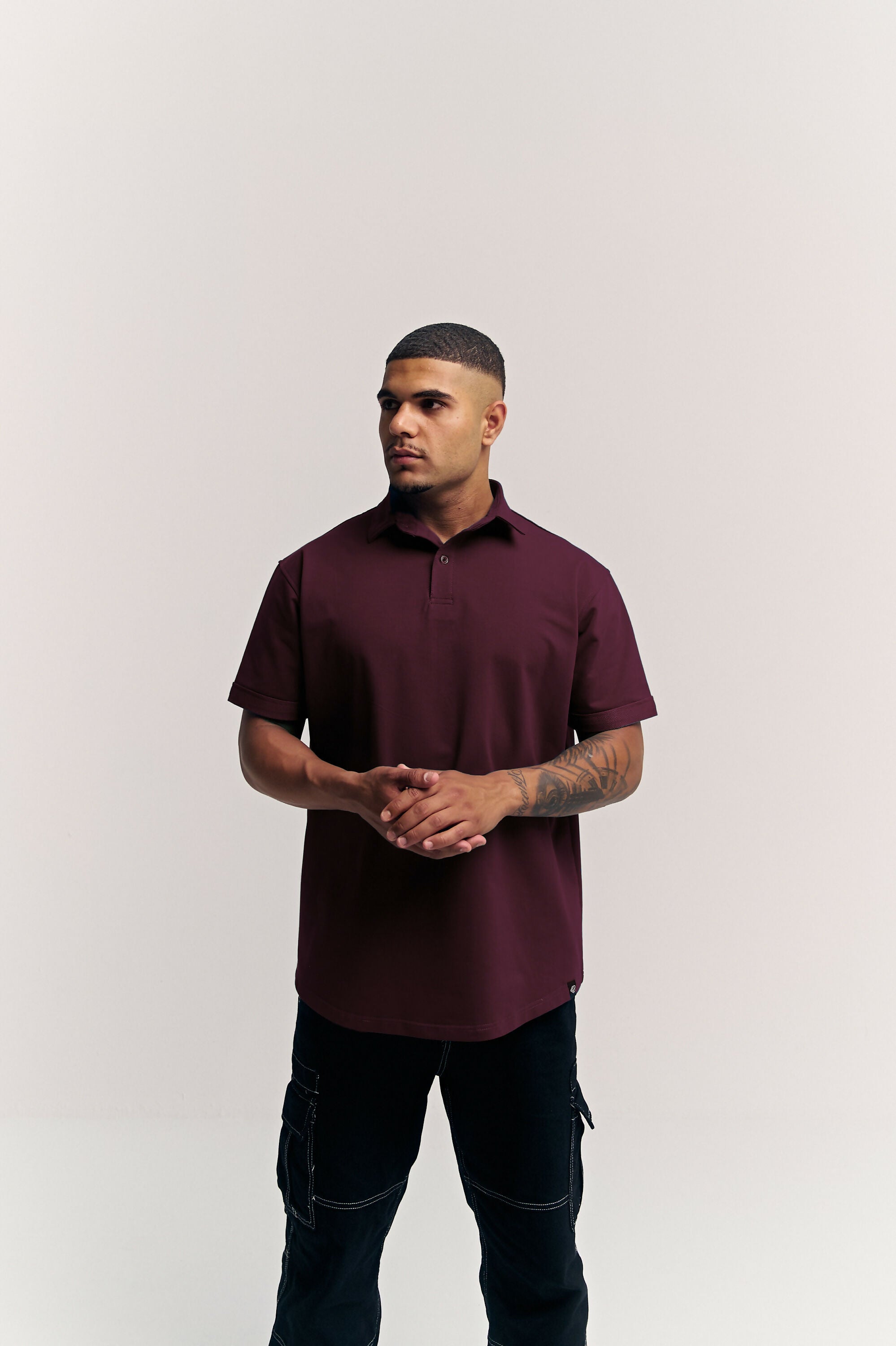 Eternal Relaxed Fit Polo Maroon