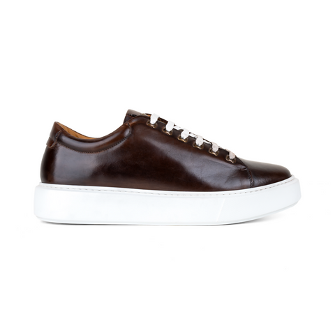 Stefano Borella Sneakers the Robert low Top Chocolate