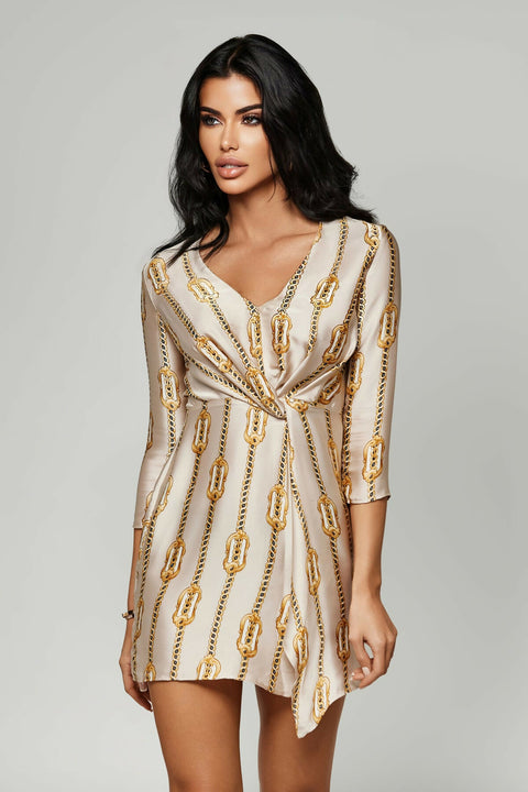 Forever Yours Dress Gold Chains S
