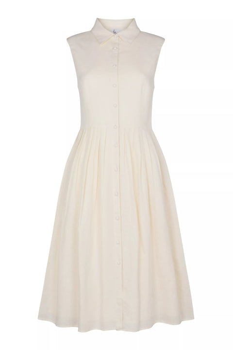 Kōr Shirt Dress in Cream