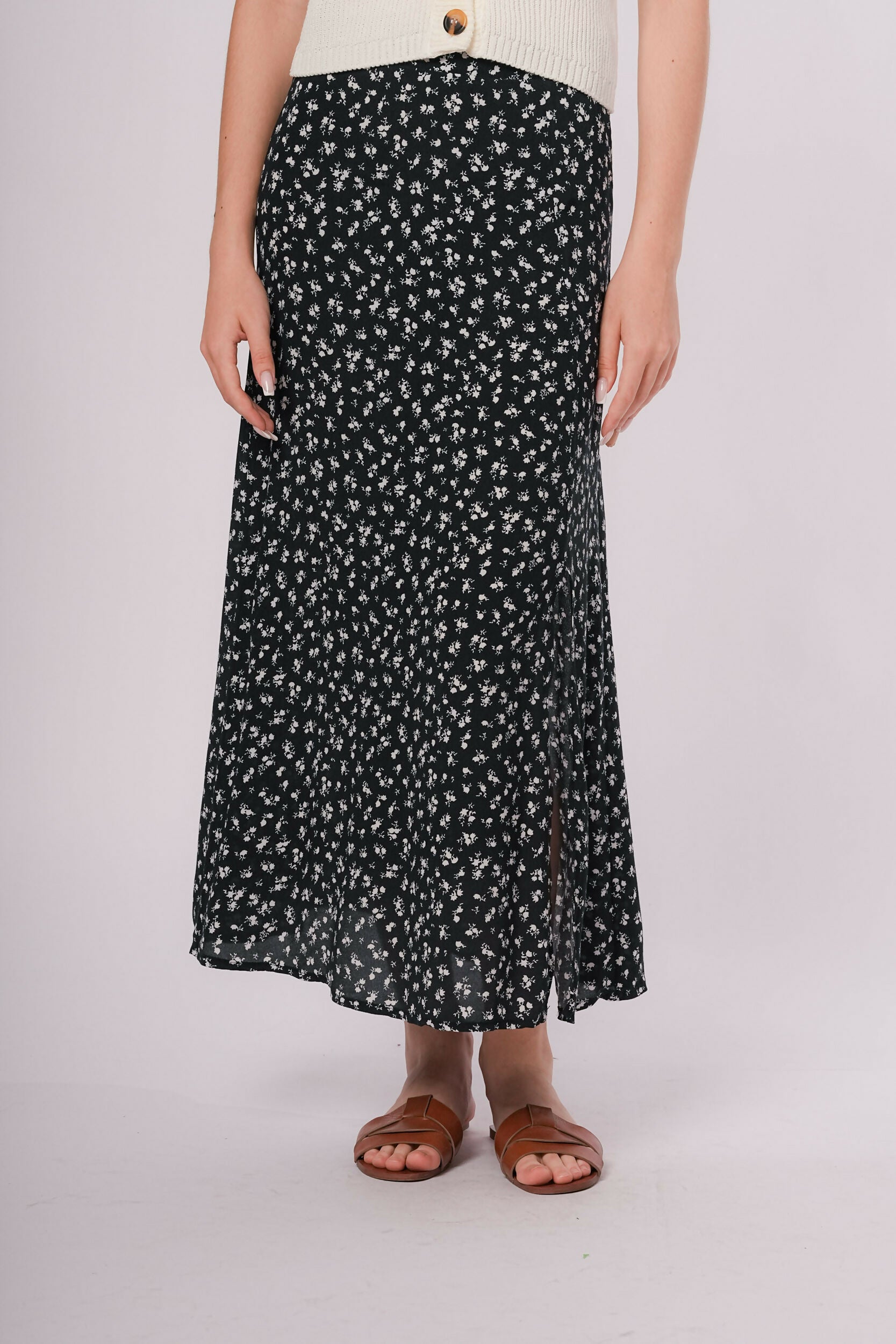 MY PEANUT Maxi Floral Skirt