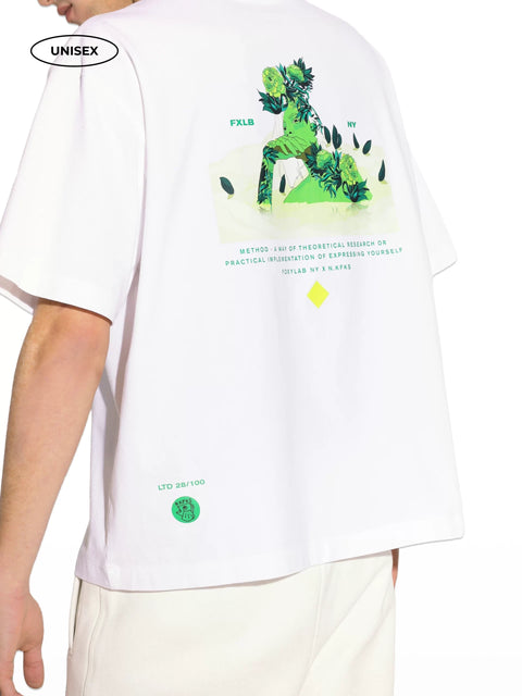 Method Green White T-shirt short version