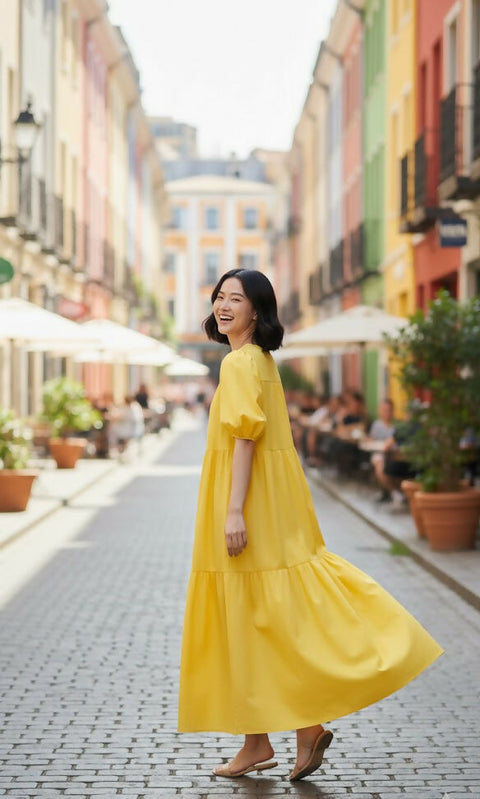 MY PEANUT Fluffy Frill Dress