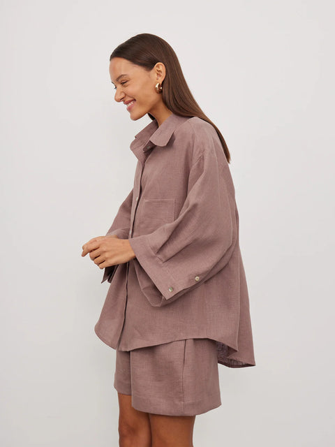 Oversized Linen Shirt