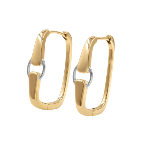 Double Dipped Square Earrings