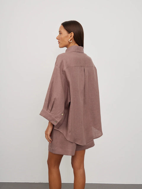Oversized Linen Shirt