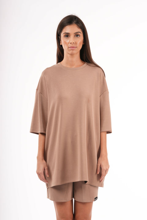 TYNT Premium Oversized T-shirt / Choco