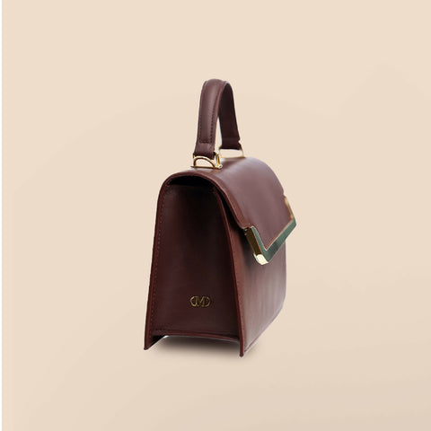 MISS MIAR MAROON  LADIES BAG COMPACT-15
