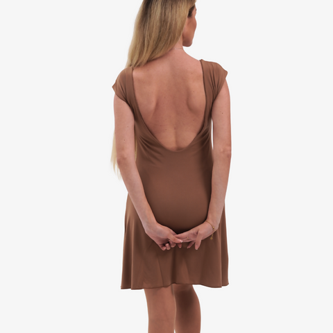 Gigi - mini dress Fango