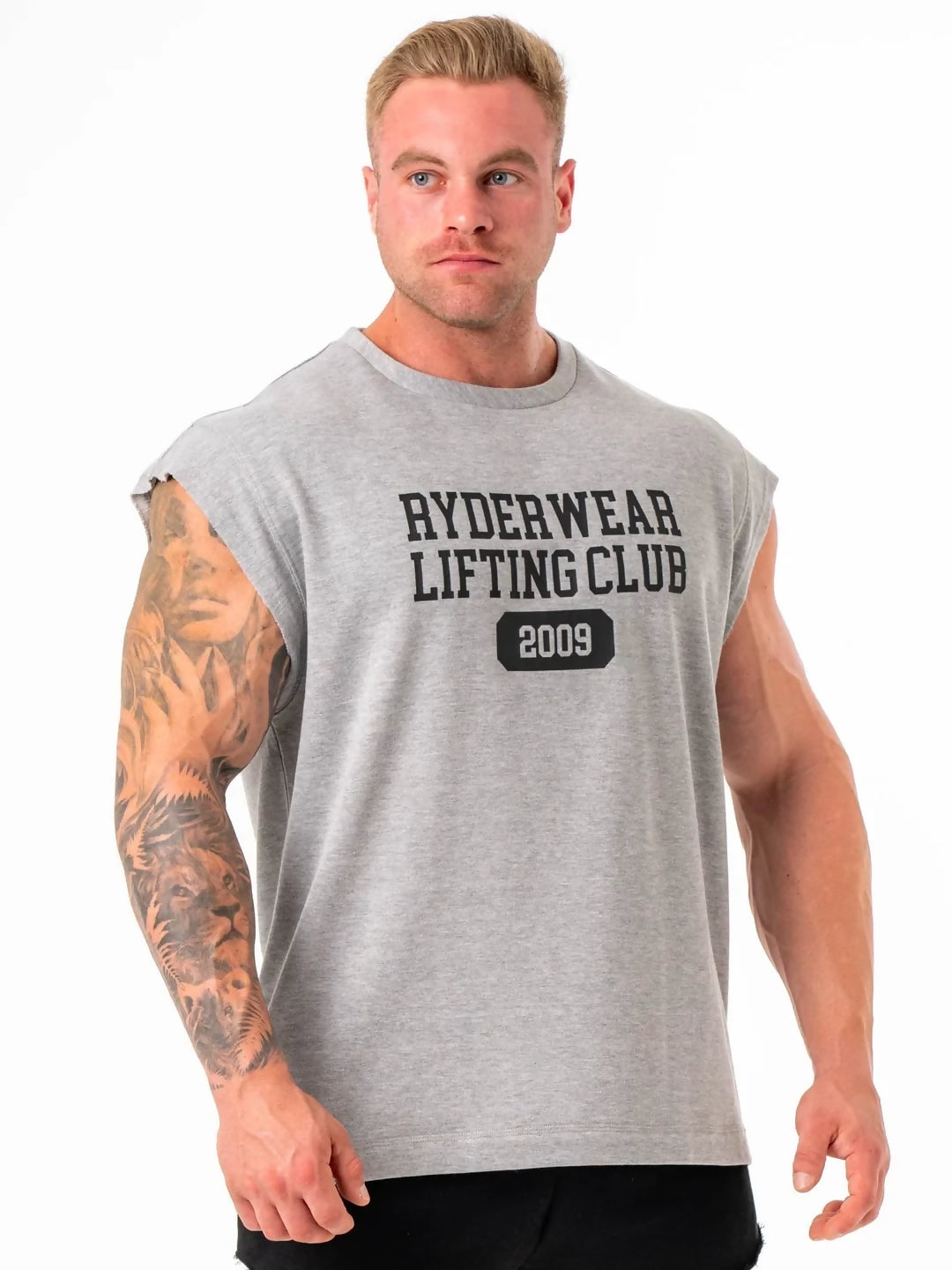 Ryderwear Cut Off Muscle Tank Grey