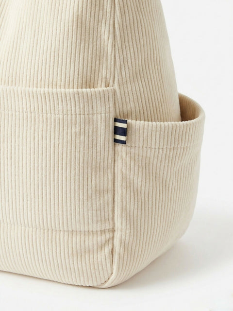 Ligne Ivory Corduroy Tote Bag
