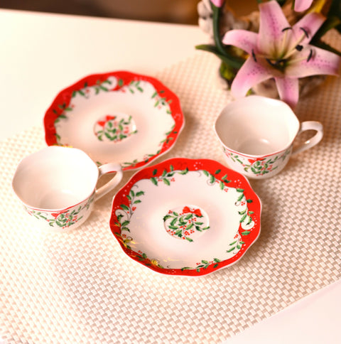 Royal Sips Handmade porcelain Coffee Cups