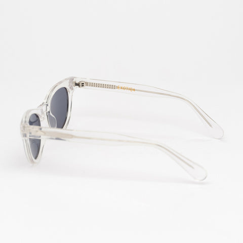 Eden Sunglasses | Clear Frames & Grey Lenses