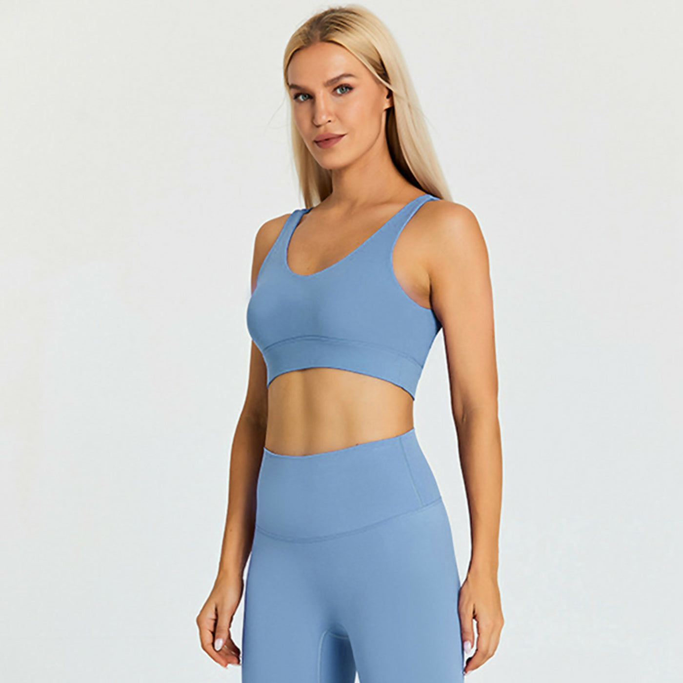 Mohuki Olivia Performance Bra - Grey Blue