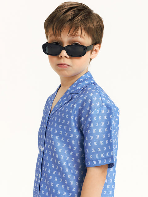Matching Linen Set for Kids - Signature KK print