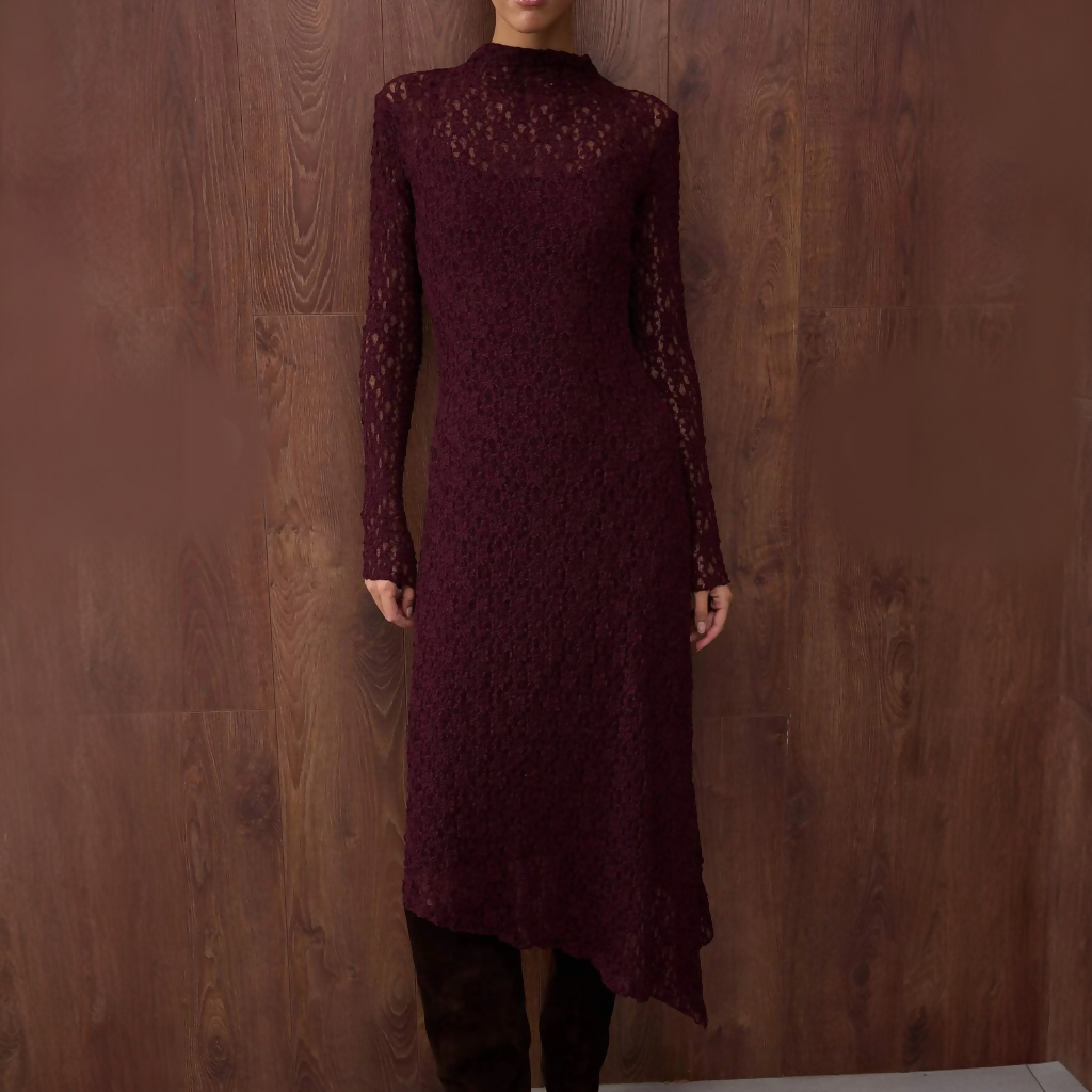 MY PEANUT Esra Midi Lace Dress