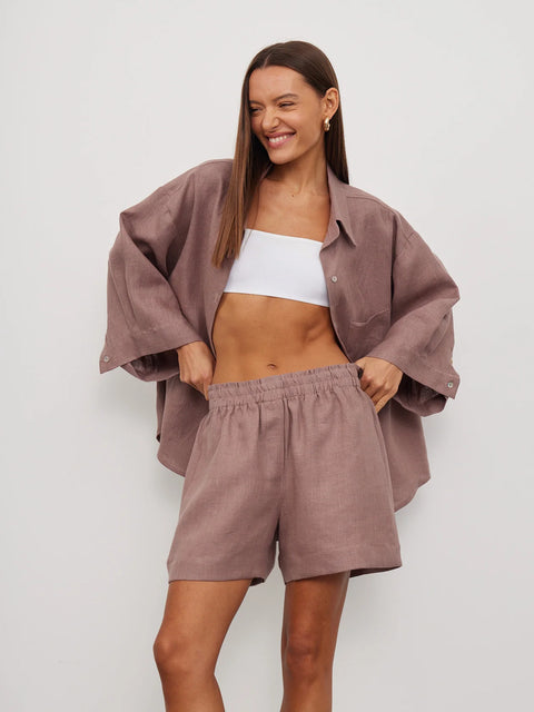 Oversized Linen Shirt