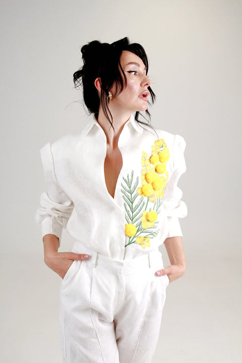Suit With Mimosas