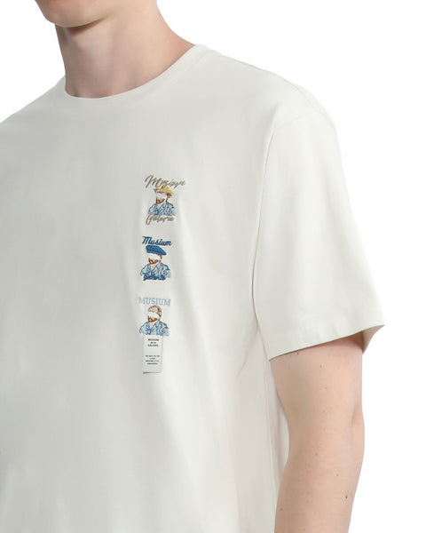 Van Gogh Short Sleeve T-shirt in Ivory