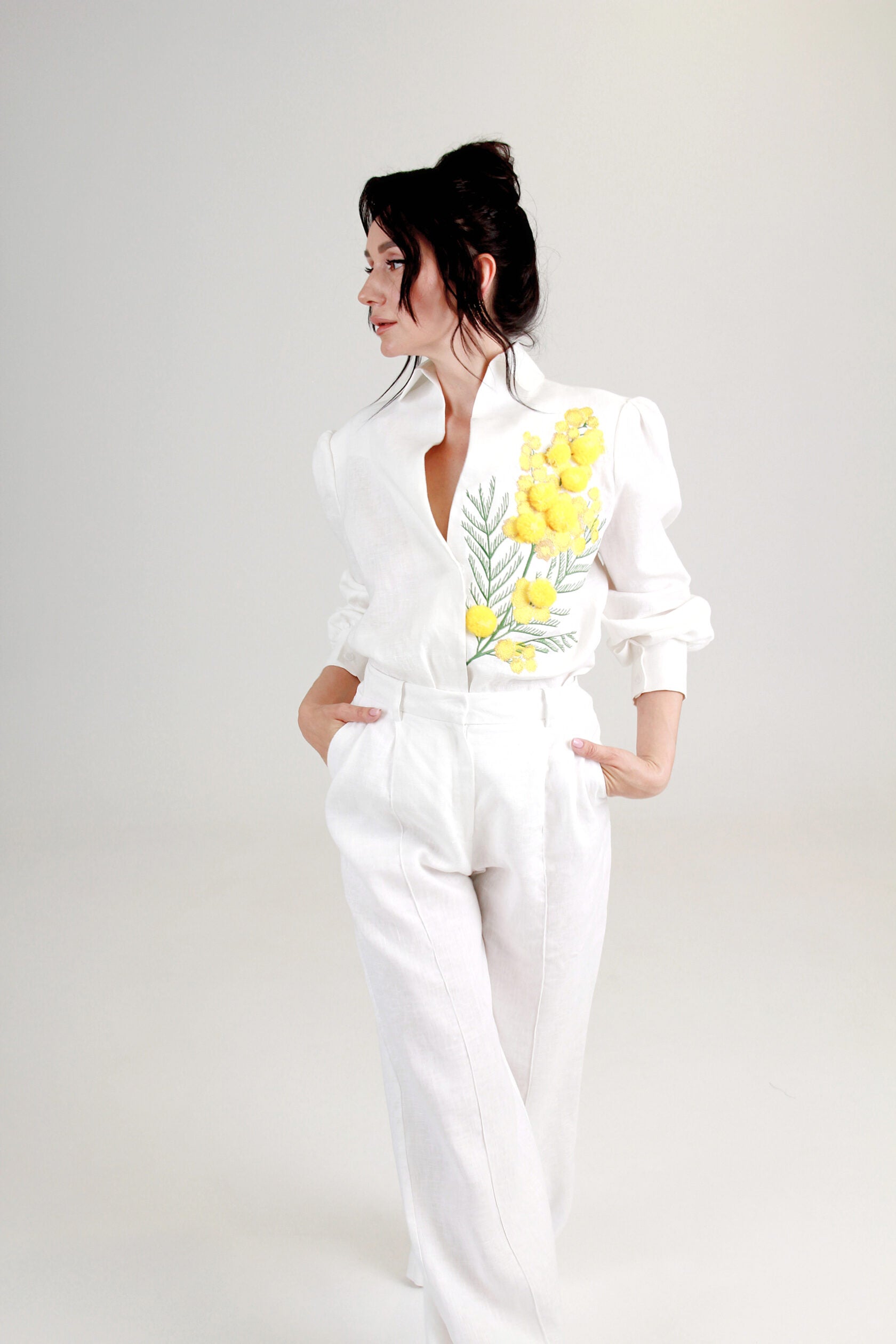 Suit With Mimosas