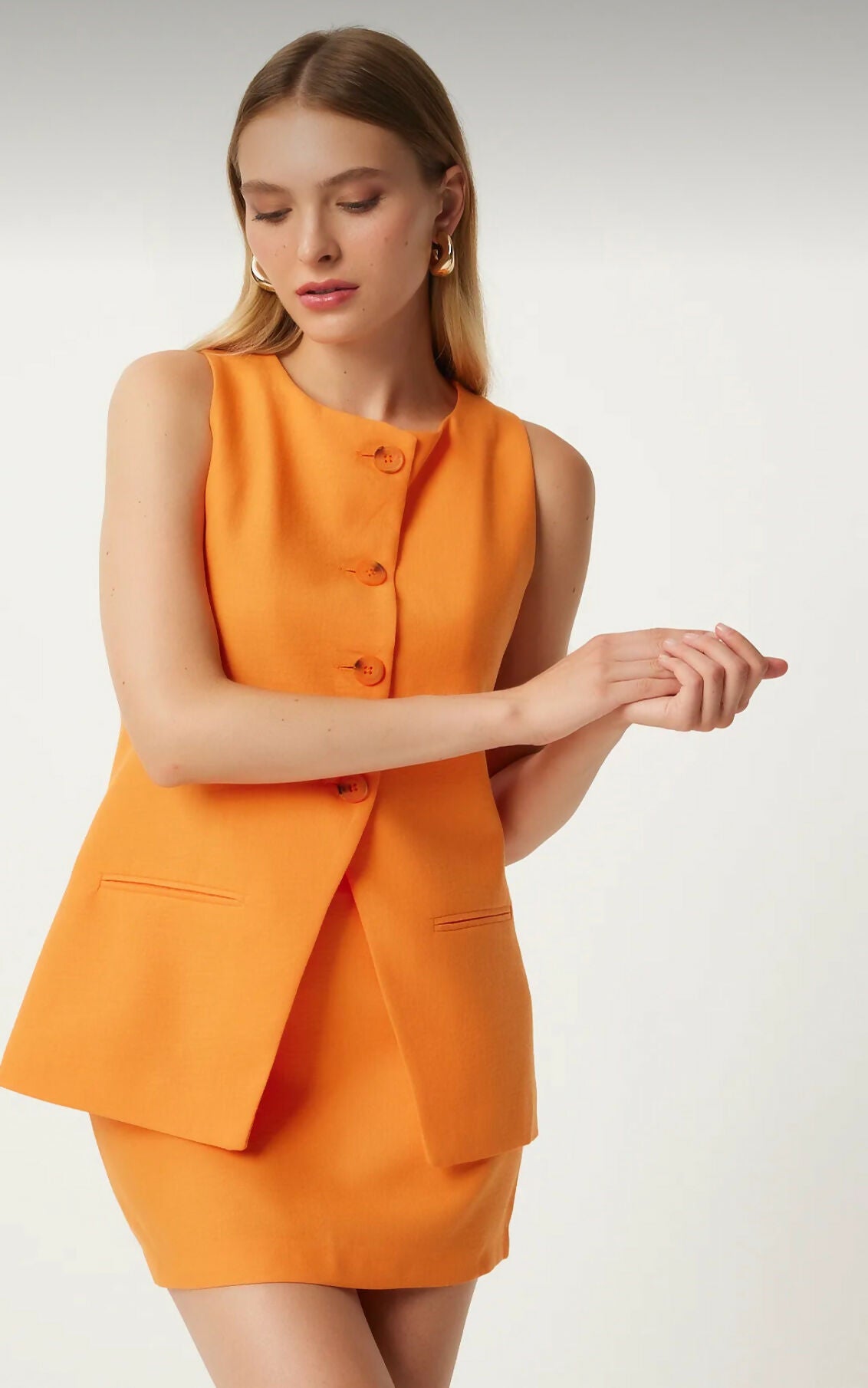 MY PEANUT Deux Pieces Set in Orange