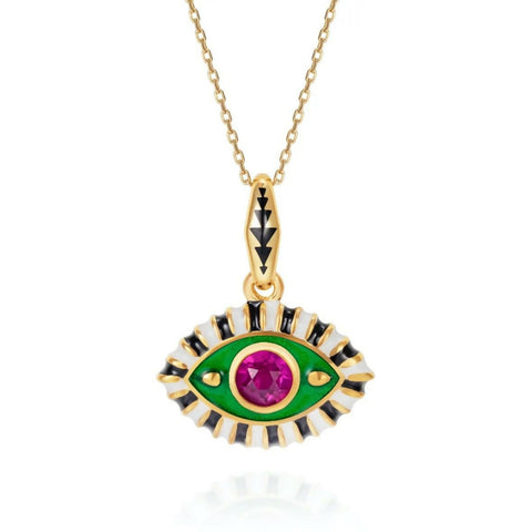 Evil Eye Fresh Summer Necklace