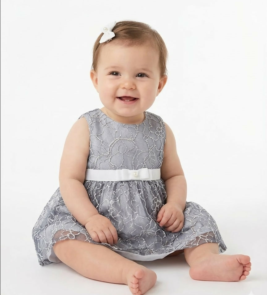 MAISON BEBE Cansu Party Dress and Hairband - Navy