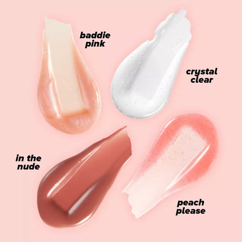 Plumped AF Crystal Clear Sheer Plumping Lip Gloss - LGP001