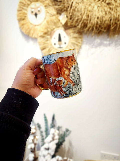 Hand-painted Porcelain Coffee mug