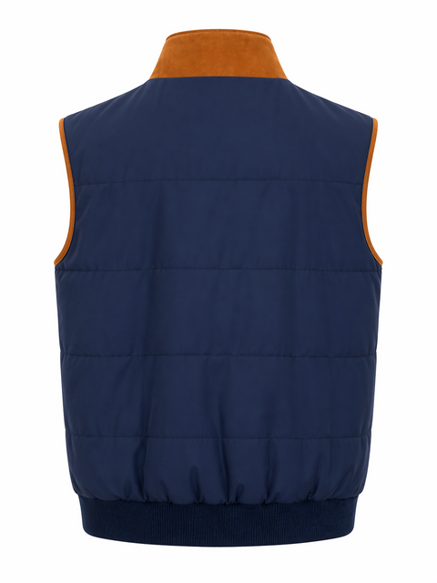 silk nylon combined with an ultimum cashmere lining Blue
