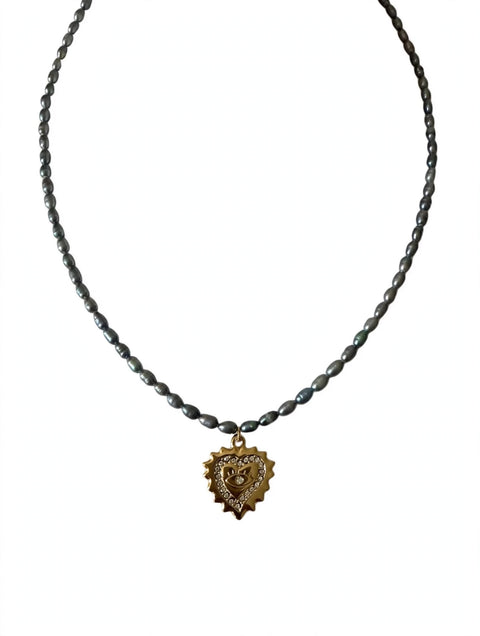 Noir Pearl Classic Necklace