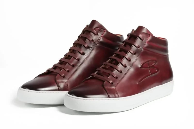 Stefano Borella Sneakers L-Series the Monet Mid Top - Red Blade