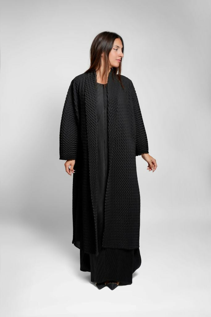 Women's Short Abaya Black