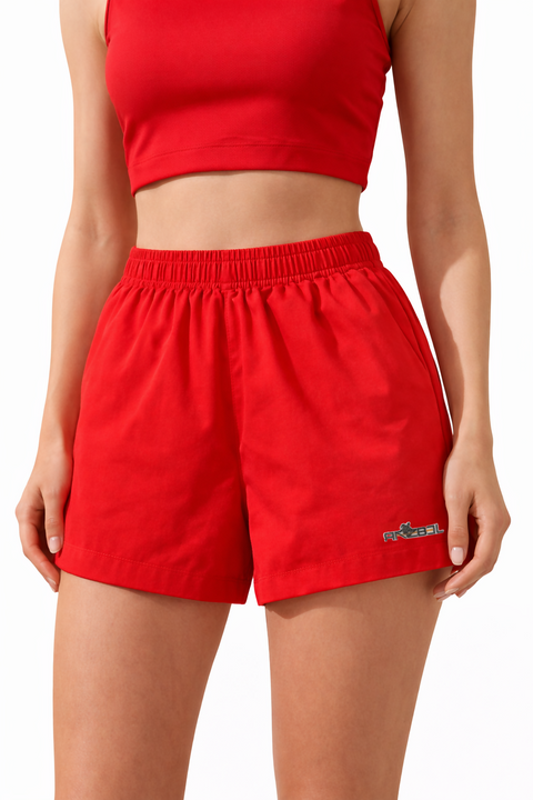 Axis Crimson Women Sports Shorts with Soft Lining