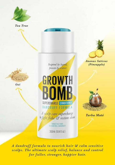 Growth Bomb - Supercharge Conditioner - Dandruff Formula - 300ml