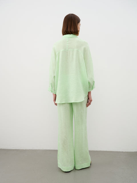 Lime Green Relaxed Trousers