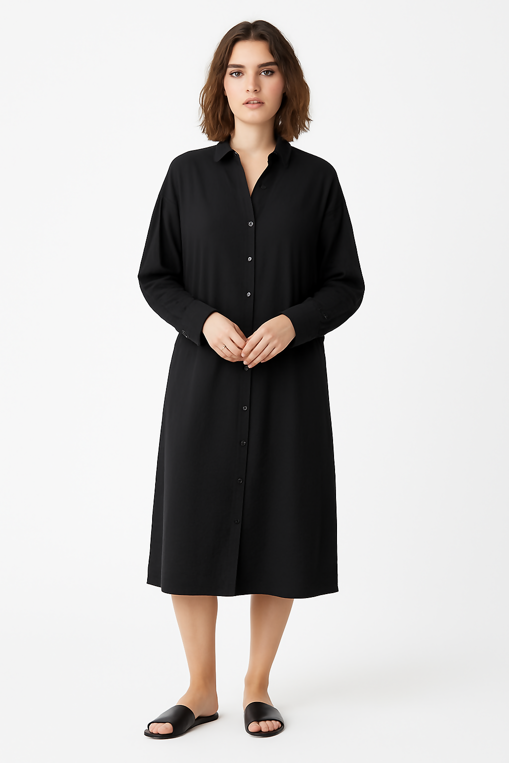 MY PEANUT Sade Shirt Dress