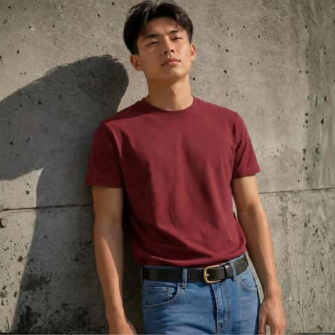 The Essential T | Burgundy