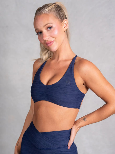 Ryderwear Icon Sport Crop Navy Marl