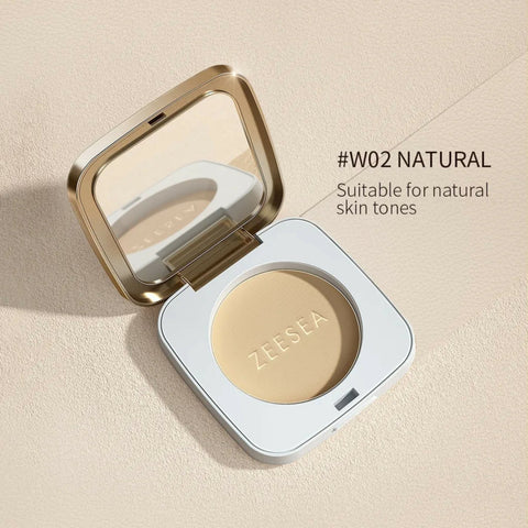 ZEESEA Soft Vevet Pressed Powder 02 - Natural