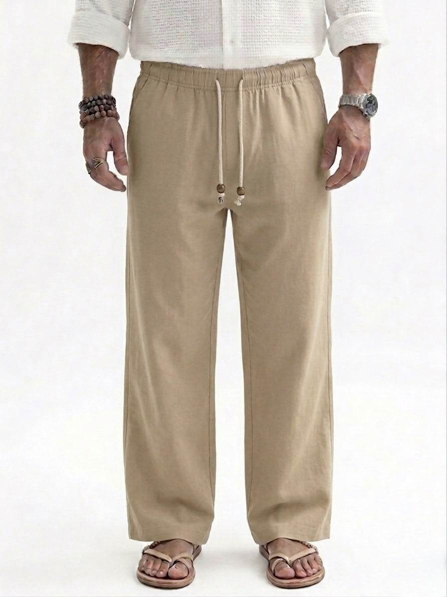 Fedora Baggy Pants - Beige