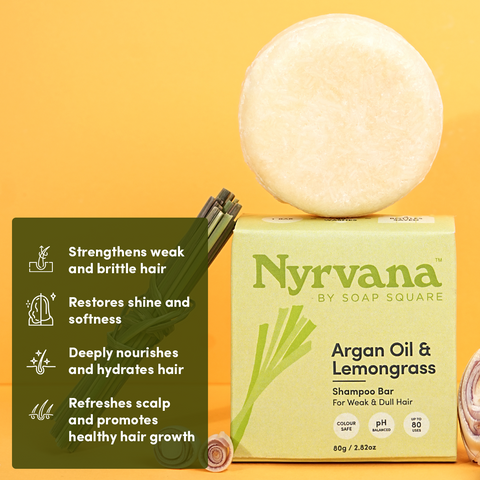 Argan Oil & Lemongrass Shampoo Bar