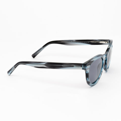 Monarch Sunglasses | Blue Frames & Grey Lenses